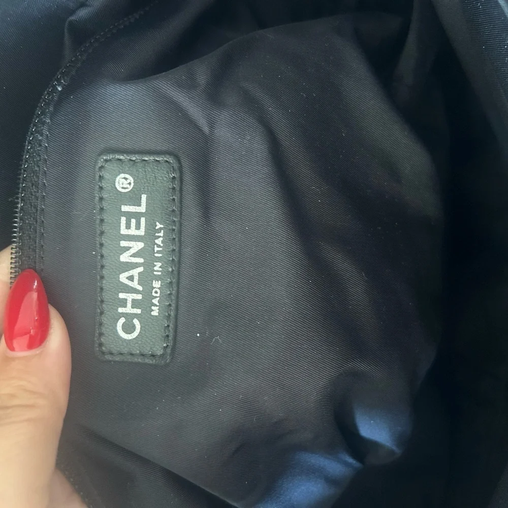 Chanel Paris-biarritz Large Black Quilted Leather Tote Bag AUTHENTIC